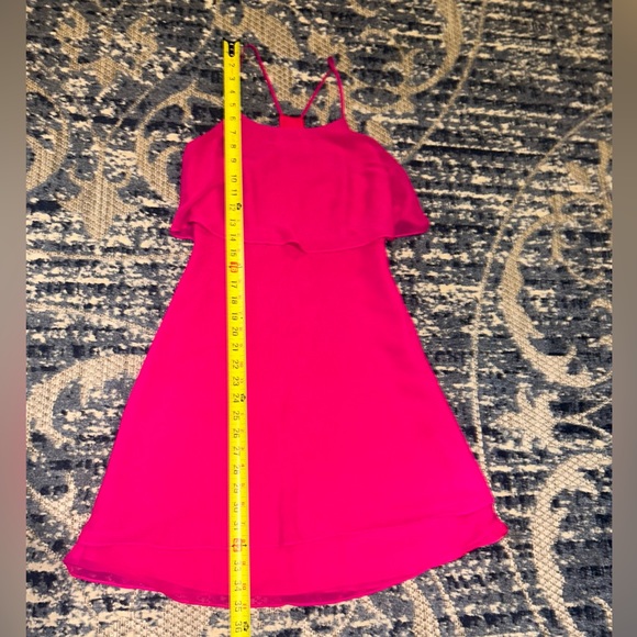 Gianni Bini Bright Pink Women’s Size 0 Multi-layered Dress - Picture 6 of 8